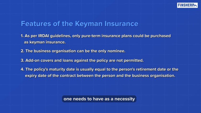 Features of the Keyman Insurance - Protecting Your Business from Financial Loss - Finsherpa